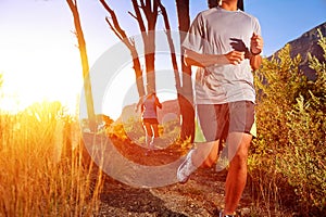 Healthy trail running