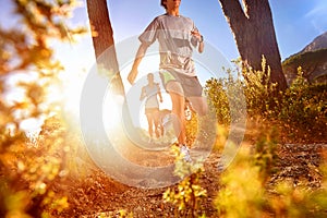 Healthy trail running