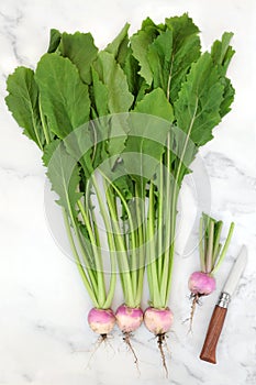 Healthy Turnips High in Fibre