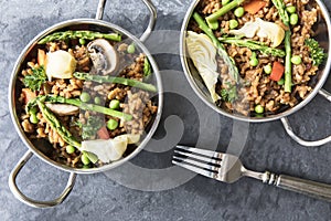 Healthy Vegan Paella