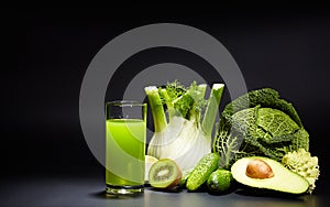 Healthy vegetable juices for refreshment and as an antioxidant