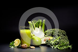 Healthy vegetable juices for refreshment and as an antioxidant