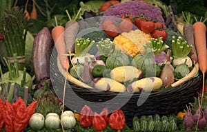 Healthy vegetables