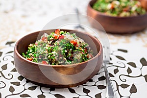 Healthy vegetarian salad bowl