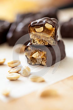 Healthy version of chocolate bars