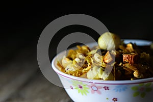Healthy version of namkeen in bowl