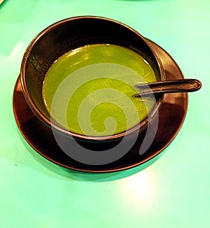 Healthy and vibrant Spinach Soup-1