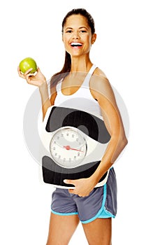 Healthy weightloss woman photo