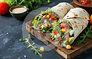 healthy wrap ideas recipes, warmcore, yellow and bronze, jack butler yeats, melds mexican and american cultures photo