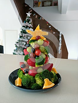 Healty Christmas mini tree idea