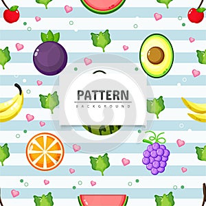 Healty food seamless pattern background