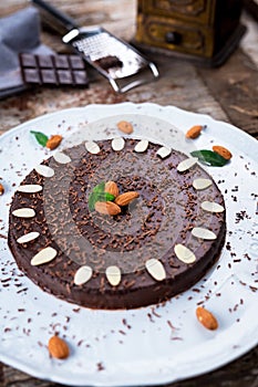 Healty LCHF chocolate cake