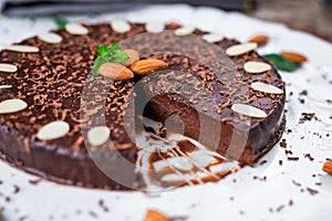 Healty LCHF chocolate cake