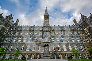 Healy Hall, at Georgetown University, in Washington, DC