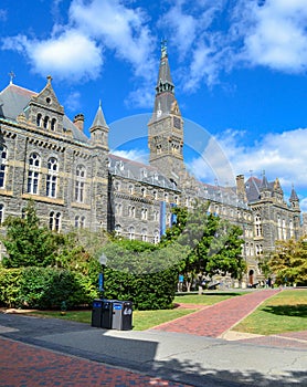 Healy Hall at Georgetown University in Washington DC