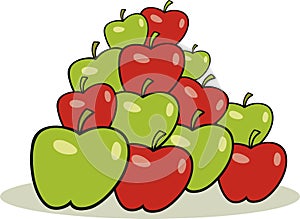 Heap of apples