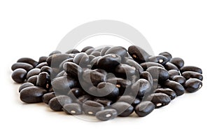 Heap of black beans