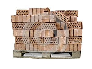 Heap Of Bricks On A Palette - Building Supplies