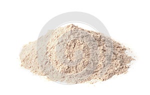 Heap of buckwheat flour