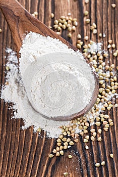 Heap of Buckwheat Flour