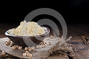 Heap of Chick Pea flour