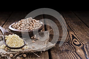 Heap of Chick Pea flour