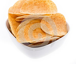 Heap of Chips in a bowl