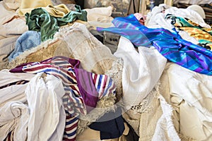 Heap of clothes photo