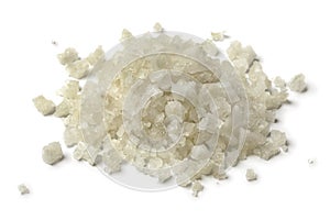 Heap of coarse sea salt