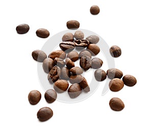 Heap of coffee beans.