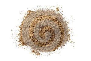 Heap of coriander powder