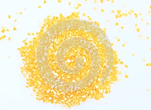 Heap of cornmeal