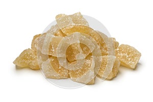 Heap of crystalized ginger