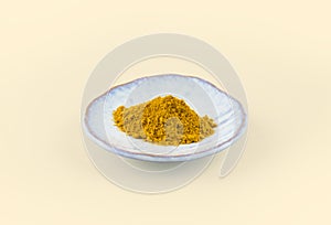 Heap of curry powder indian kitchen