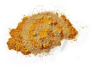 Heap of curry powder