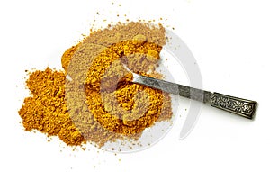 Heap of curry powder