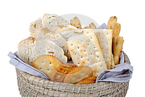 Heap of different breads