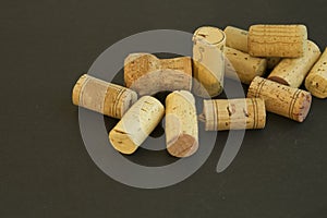 Heap of different corks