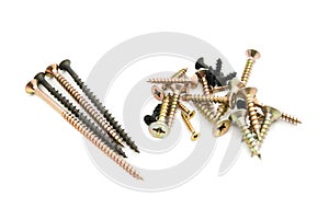 Heap of different screws