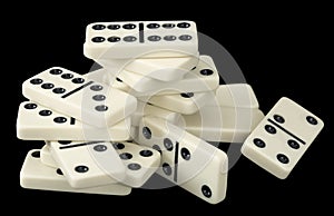 Heap of domino bones