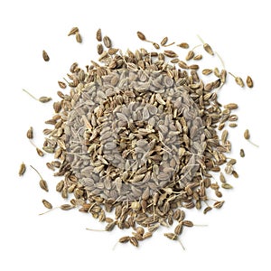 Heap of dried anise seeds