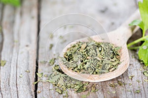 Heap of dried Lovage
