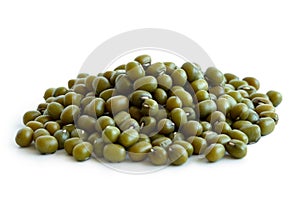 Heap of dry mung beans