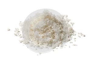 Heap of fine ground sea salt