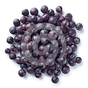 Heap of freeze dried blackcurrants