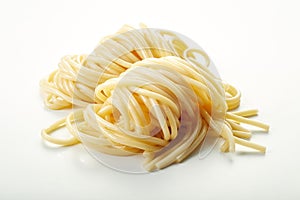 Heap of fresh boiled spaghetti