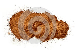 Heap of ground cinnamon