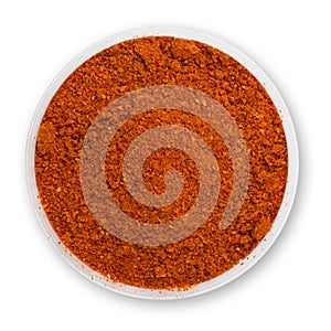 Heap ground paprika