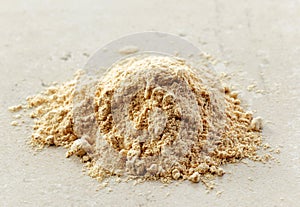 Heap of maca powder