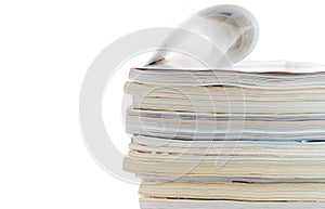 Heap of magazines